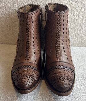 Cuadra Woman Leather Ankle Boots - Handmade by Cuadra Boots Size 10 M 66567